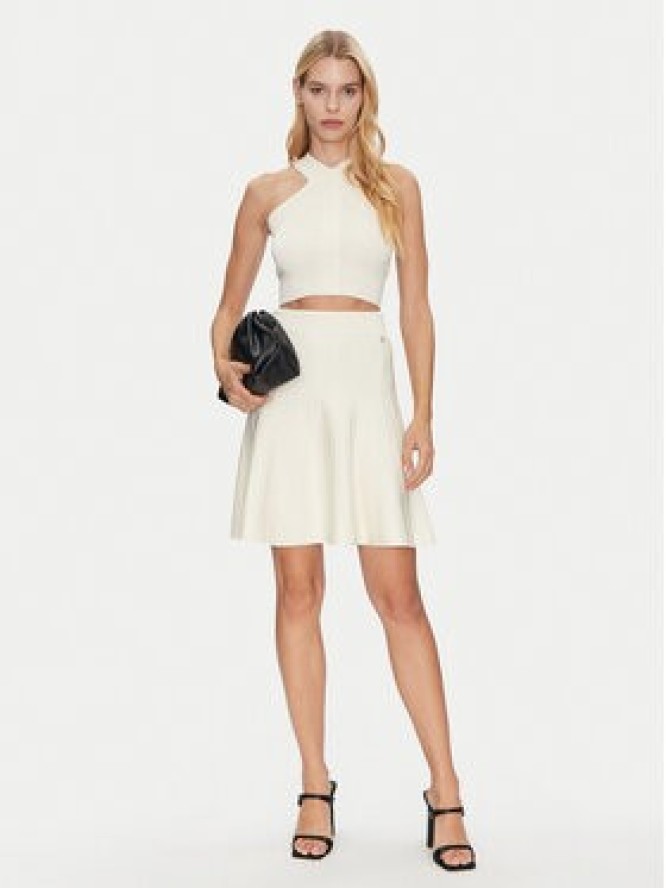 Guess Spódnica mini W5GD0U Z2XY0 Biały Regular Fit