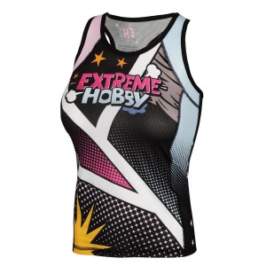 Koszulka sportowa damska bez rękawów Tank top EXTREME HOBBY COMICS