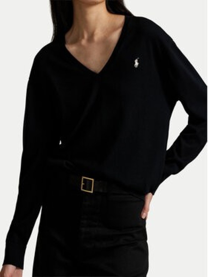 Polo Ralph Lauren Sweter 211972105004 Czarny Regular Fit
