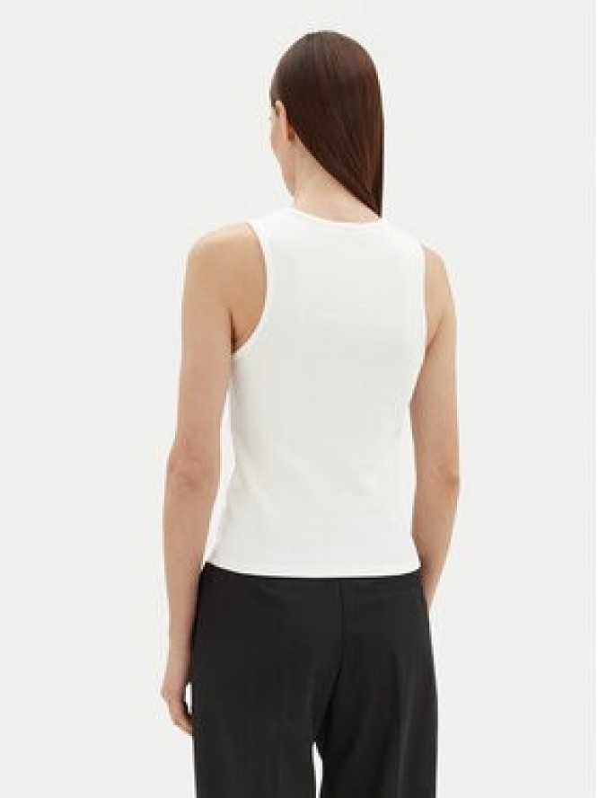 Tommy Hilfiger Top WW0WW44572 Écru Slim Fit