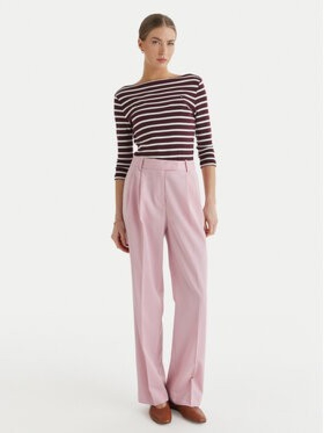 Tommy Hilfiger Spodnie materiałowe Timeless WW0WW48352 Czerwony Straight Fit