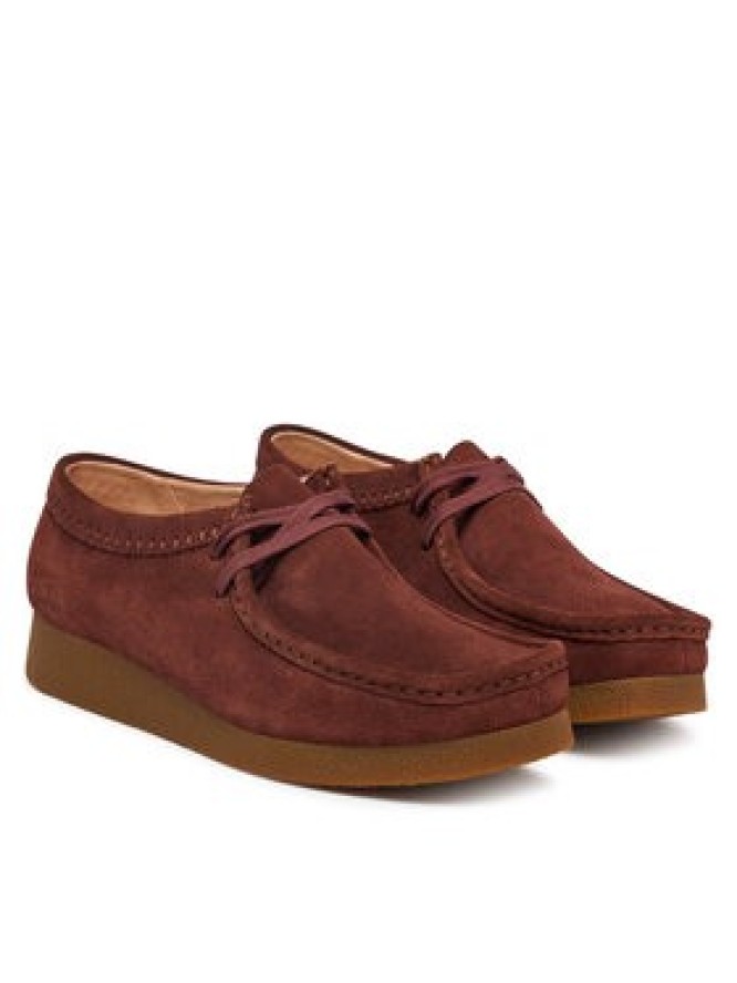 Clarks Półbuty WallabeeEVOSh 26329301 Bordowy