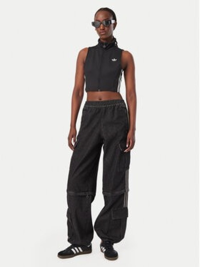 adidas Jeansy KQ6480 Czarny Oversize