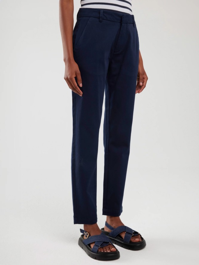 Spodnie damskie chinosy granatowe Danasi 403