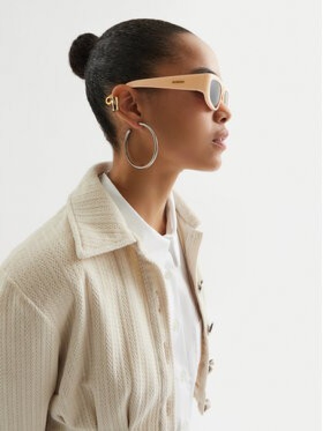 JACQUEMUS Okulary przeciwsłoneczne JAC2C2SUN Beżowy