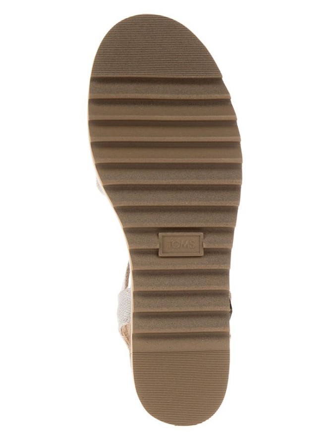 TOMS Sandały "Diana" w kolorze kremowo-brązowym rozmiar: 38