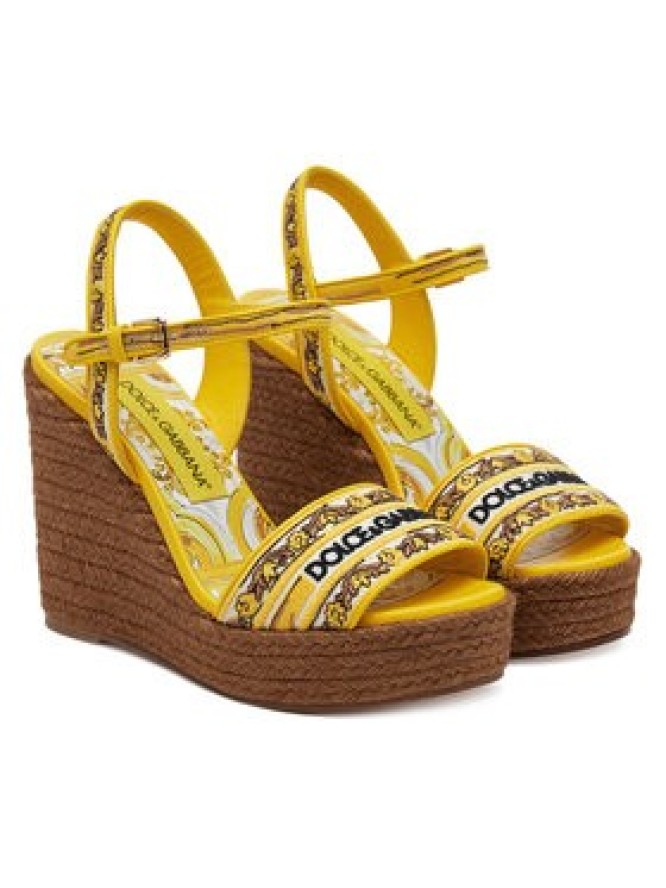 Dolce&Gabbana Espadryle CZ0318 AV804 Żółty