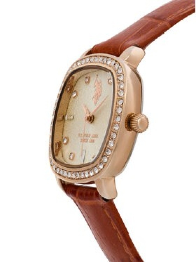 U.S. Polo Assn. Zegarek Mirabelle USP8488RG Brązowy