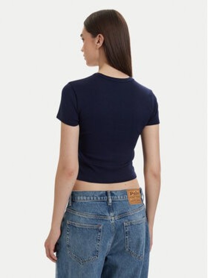 HUGO T-Shirt Delanor 50570857 Granatowy Slim Fit