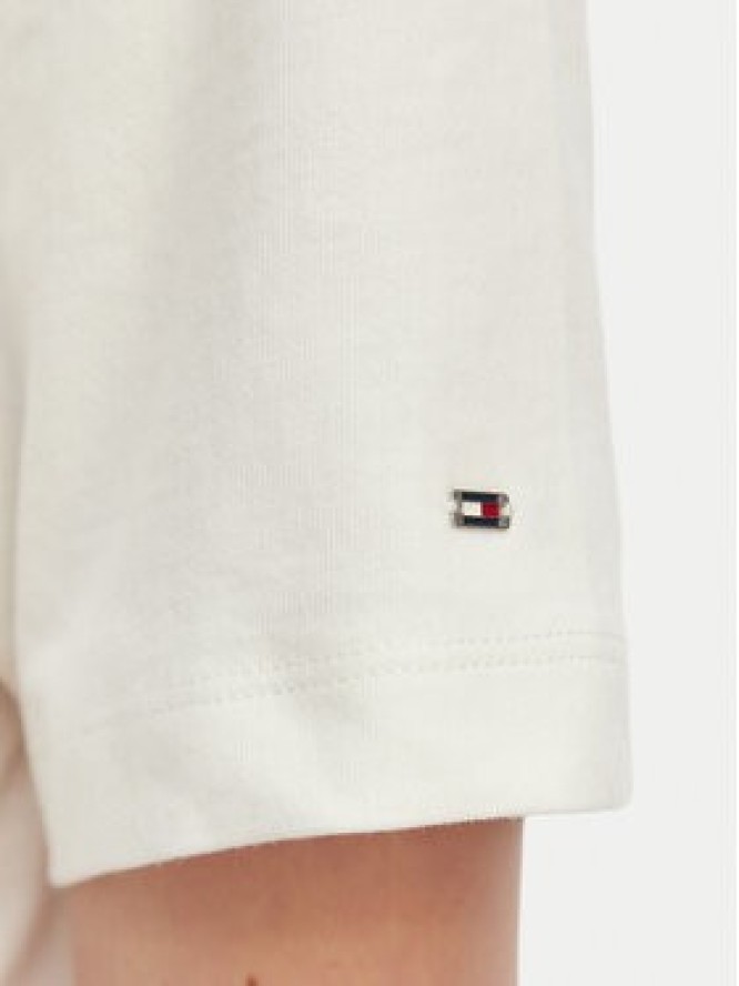 Tommy Hilfiger T-Shirt Crest WW0WW48713 Biały Relaxed Fit