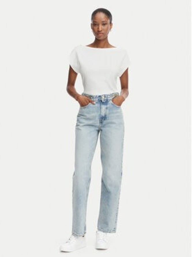 Tommy Hilfiger Jeansy Cam WW0WW49960 Niebieski jasny Straight Fit