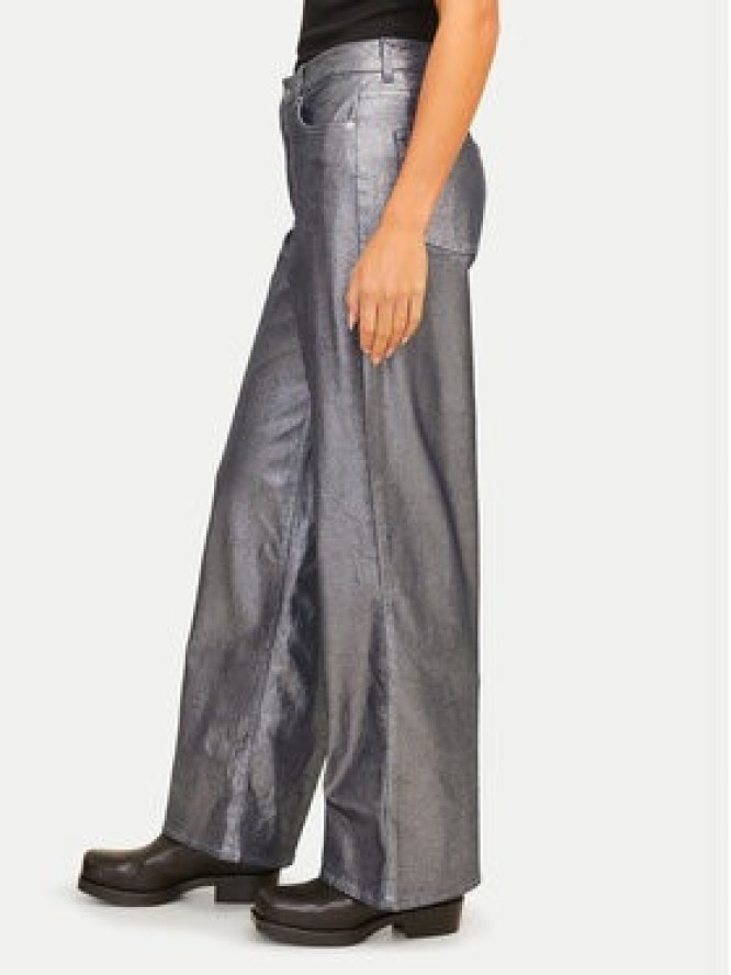 JJXX Jeansy Tokyo 12264457 Srebrny Wide Leg