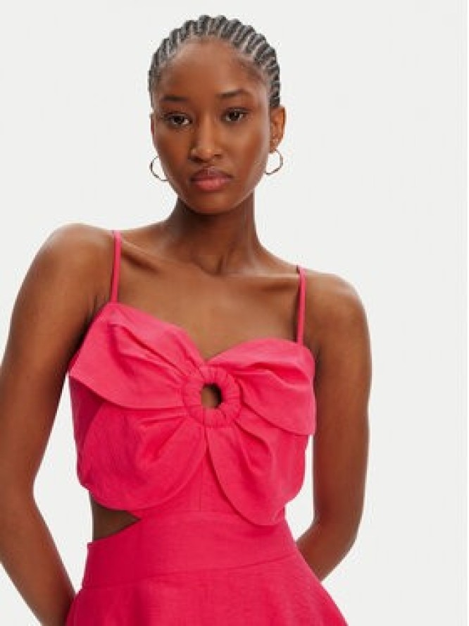 ACCESS FASHION Sukienka wieczorowa 53-3365-139 Różowy Slim Fit