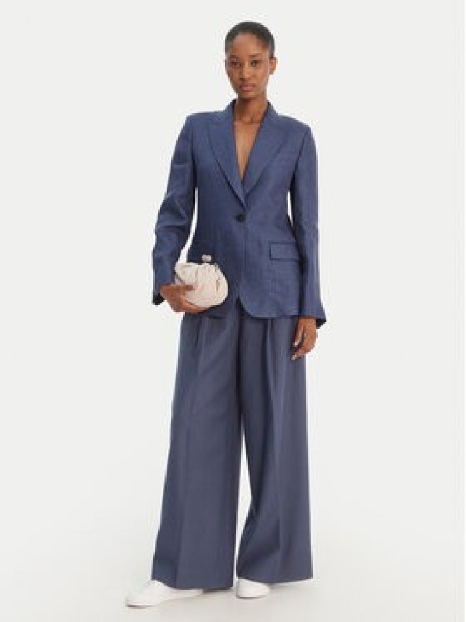 Weekend Max Mara Marynarka Nalut 2615041072 Granatowy Regular Fit