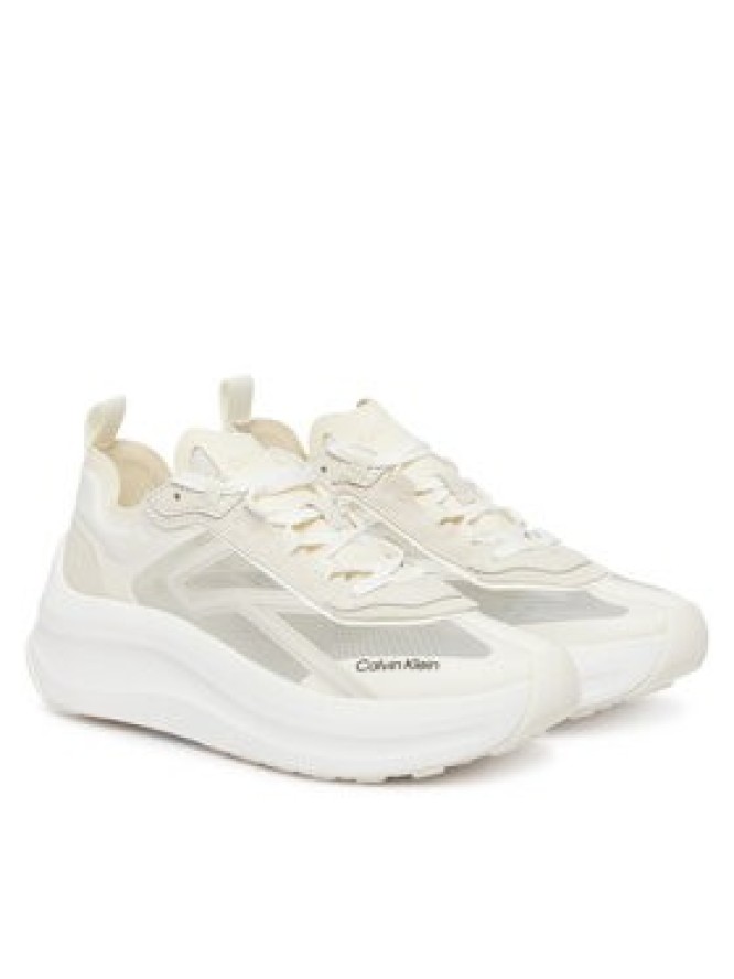Calvin Klein Sneakersy Chunky Run Ckstripe Lup Rip HW0HW03005 05Z Czarny