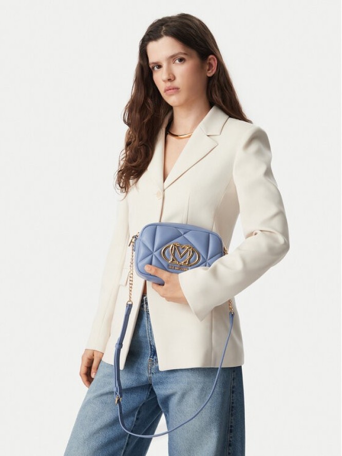 LOVE MOSCHINO Torebka JC4038PP1PLC0700 Niebieski
