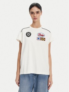 PINKO T-Shirt 105270 A2ME Biały Regular Fit