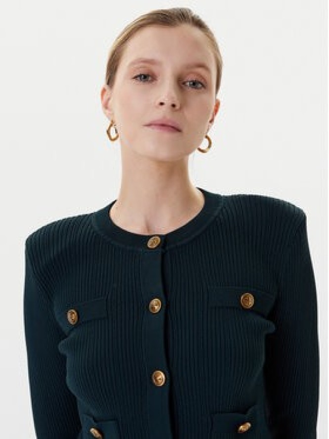 Guess Kardigan W5YR09 Z0130 Zielony Regular Fit