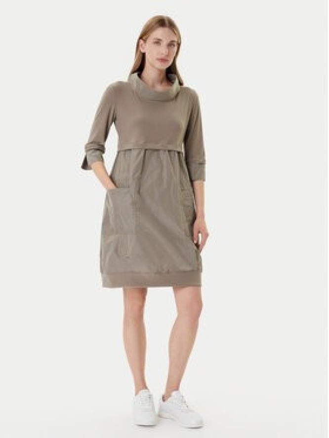 Joseph Ribkoff Sukienka codzienna 173444F25 Khaki Regular Fit