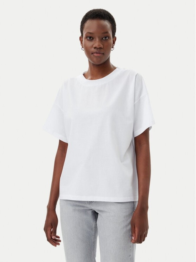 ViCOLO T-Shirt UD0005 Biały Relaxed Fit