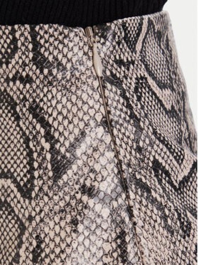 Vero Moda Spódnica z imitacji skóry Nelly 10336982 Beżowy Slim Fit