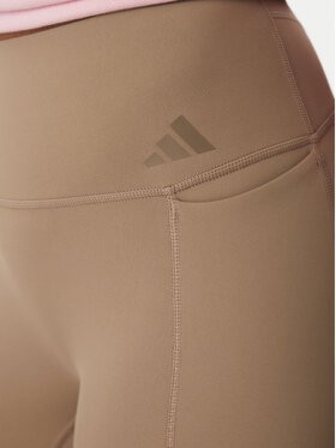 adidas Legginsy Optime Contour Workout KV7456 Khaki Slim Fit
