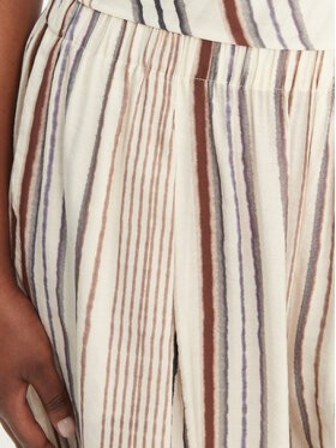 Eleh Spodnie materiałowe SS260132 Écru Relaxed Fit