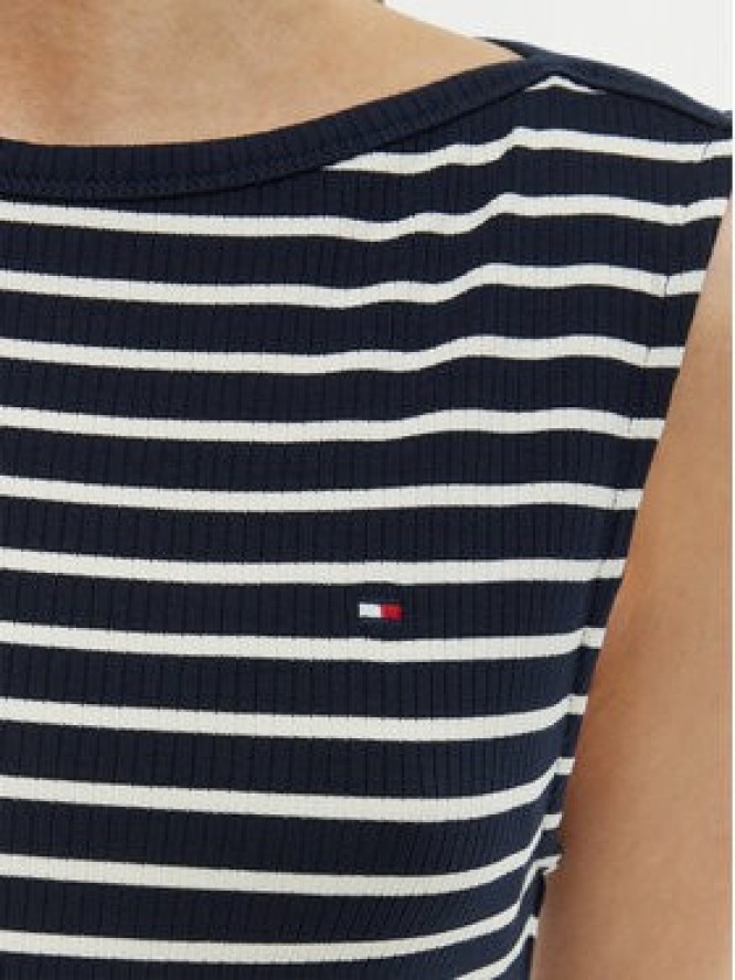 Tommy Hilfiger Sukienka codzienna WW0WW49311 Granatowy Slim Fit