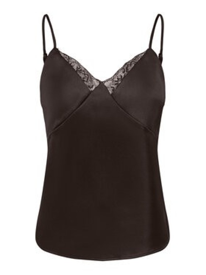 ONLY Top Faraya 15380254 Brązowy ciemny Regular Fit