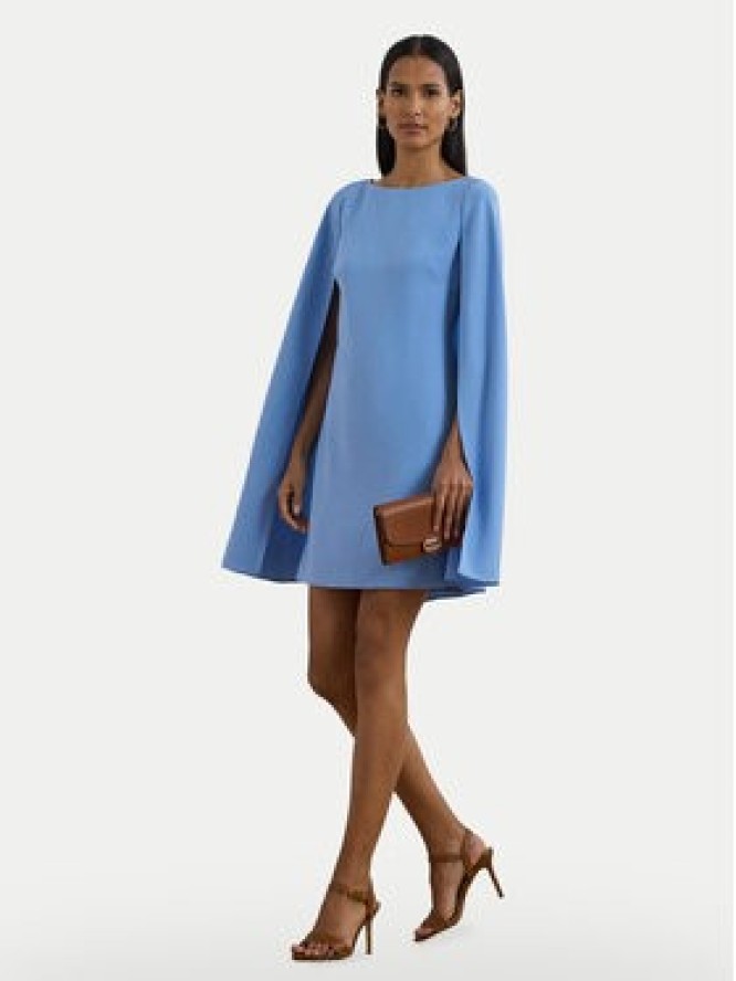 LAUREN RALPH LAUREN Sukienka koktajlowa 253855210033 Niebieski Slim Fit