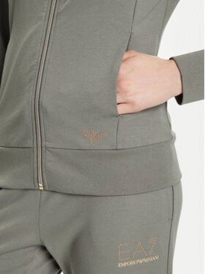 EA7 Emporio Armani Bluza 8NTM43 TJ9RZ U8142 Zielony Regular Fit