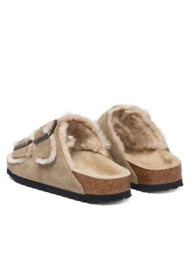 Birkenstock Klapki Arizona Shearling 1028293 Beżowy