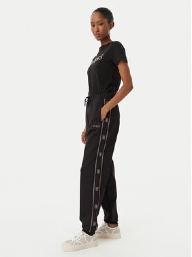 Guess Spodnie dresowe V5BB23 KCX22 Czarny Wide Leg