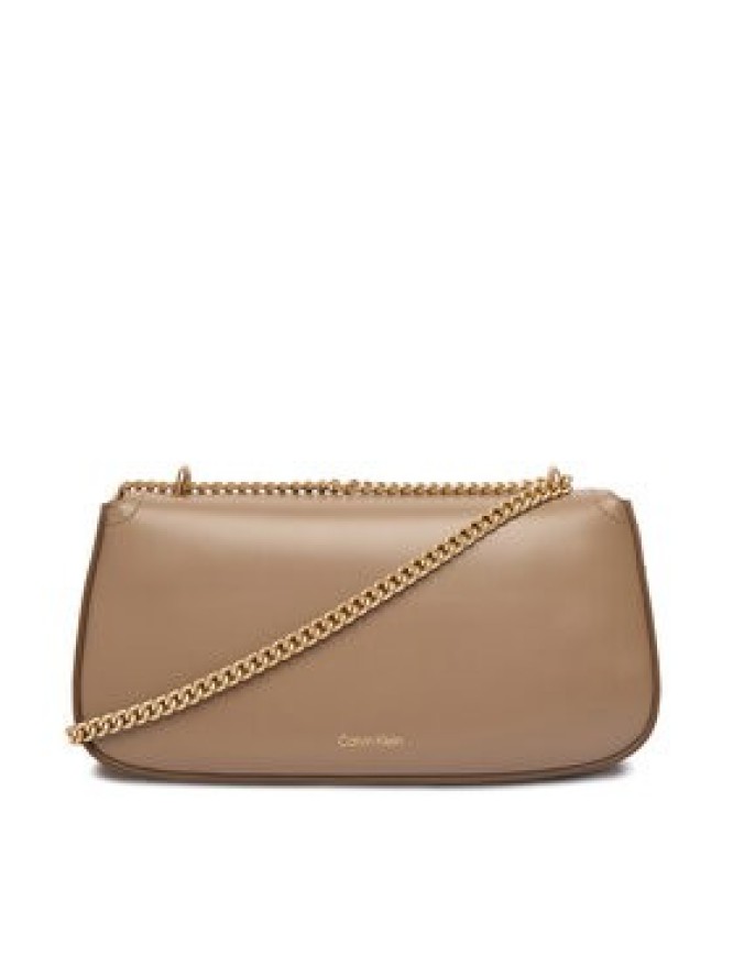 Calvin Klein Torebka Ck Convertible Chain Small Bag LV04F3172G Beżowy