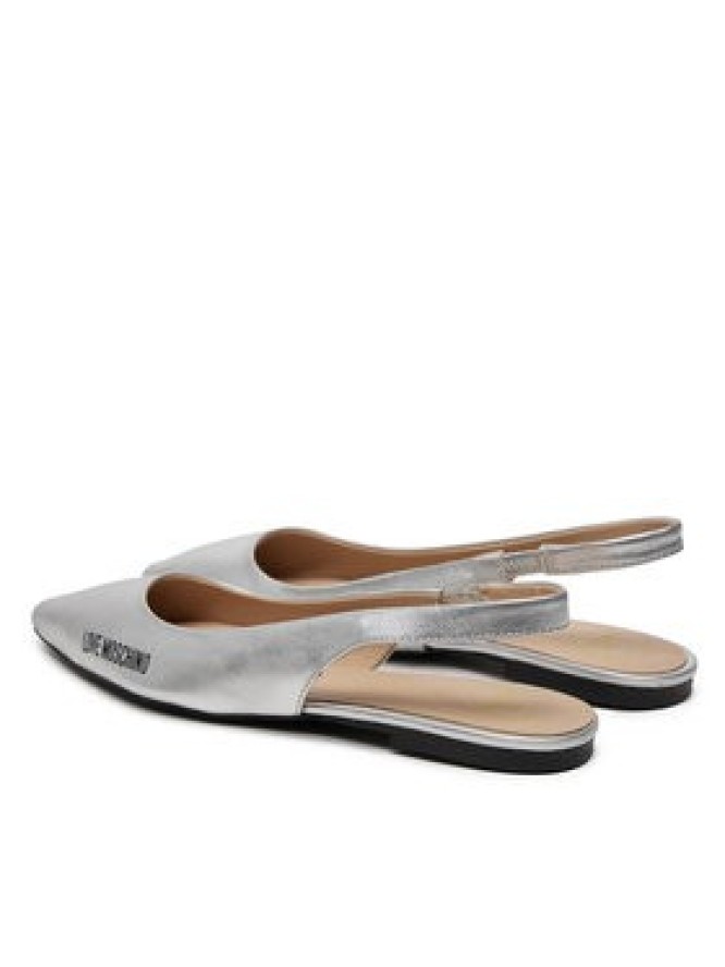 LOVE MOSCHINO Sandały JA11021G1MIF0902 Srebrny