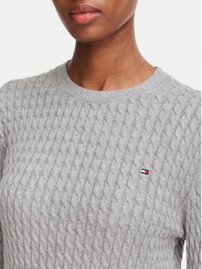 Tommy Hilfiger Sweter WW0WW44993 Szary Regular Fit
