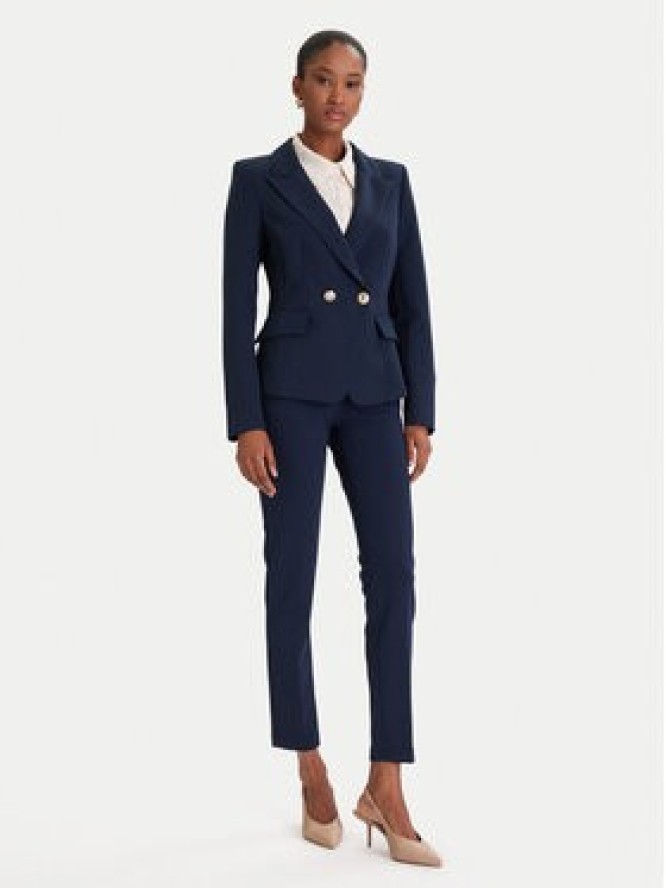 Rinascimento Marynarka CFC0126221003 Granatowy Slim Fit