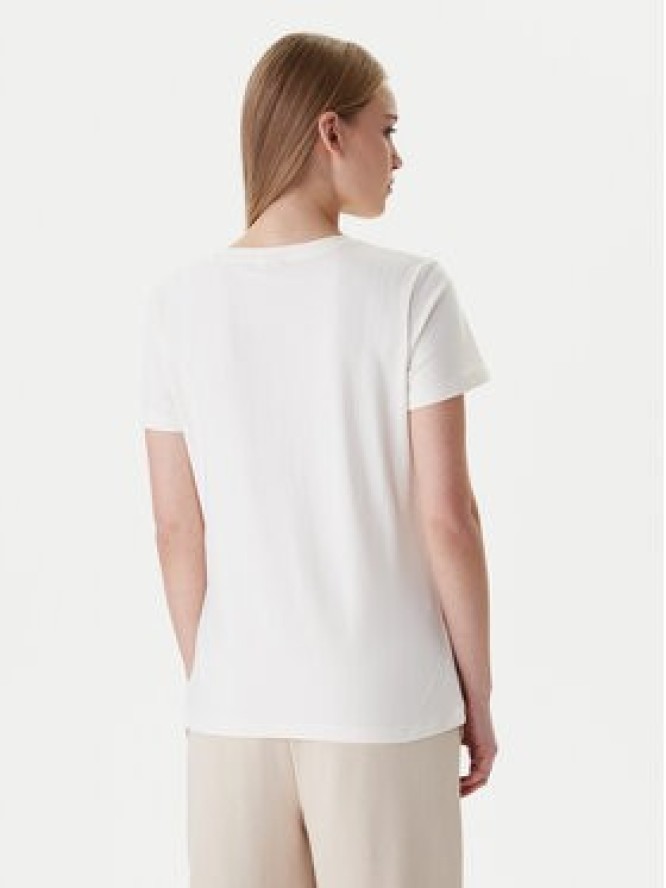 Guess T-Shirt V3BI11 J1314 Écru Regular Fit