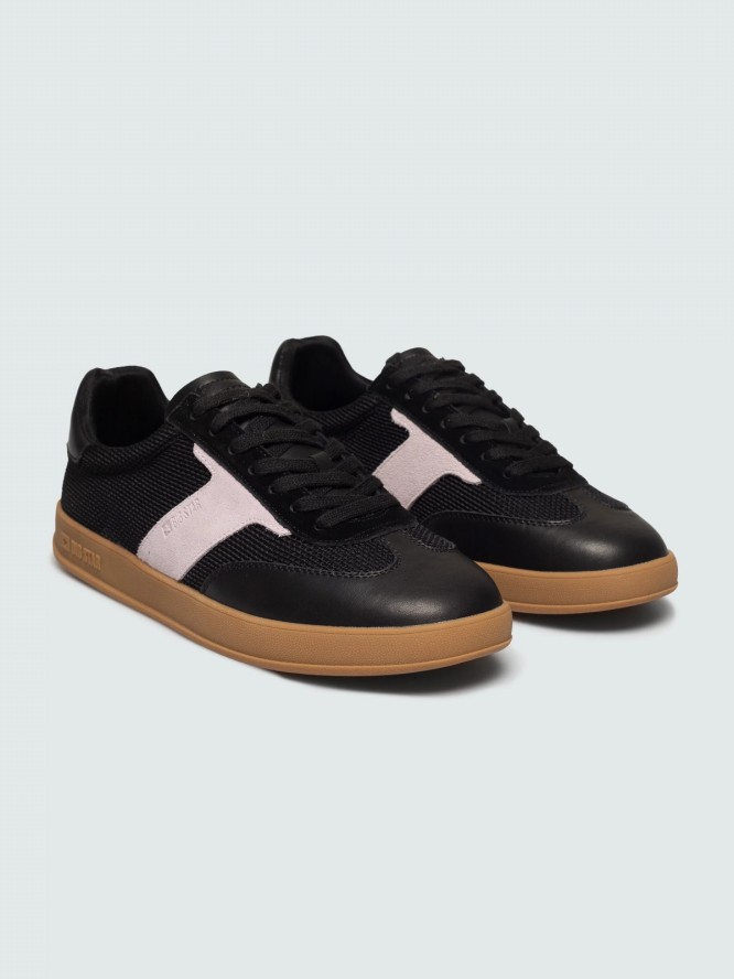 sneakersy damskie czarne rr274827 906