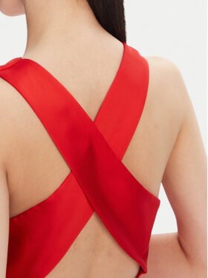 Imperial Sukienka koktajlowa AEQJJBA Czerwony Regular Fit