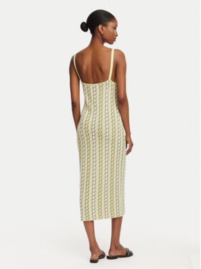 Fracomina Sukienka dzianinowa FS26SD5005K414F8 Żółty jasny Slim Fit