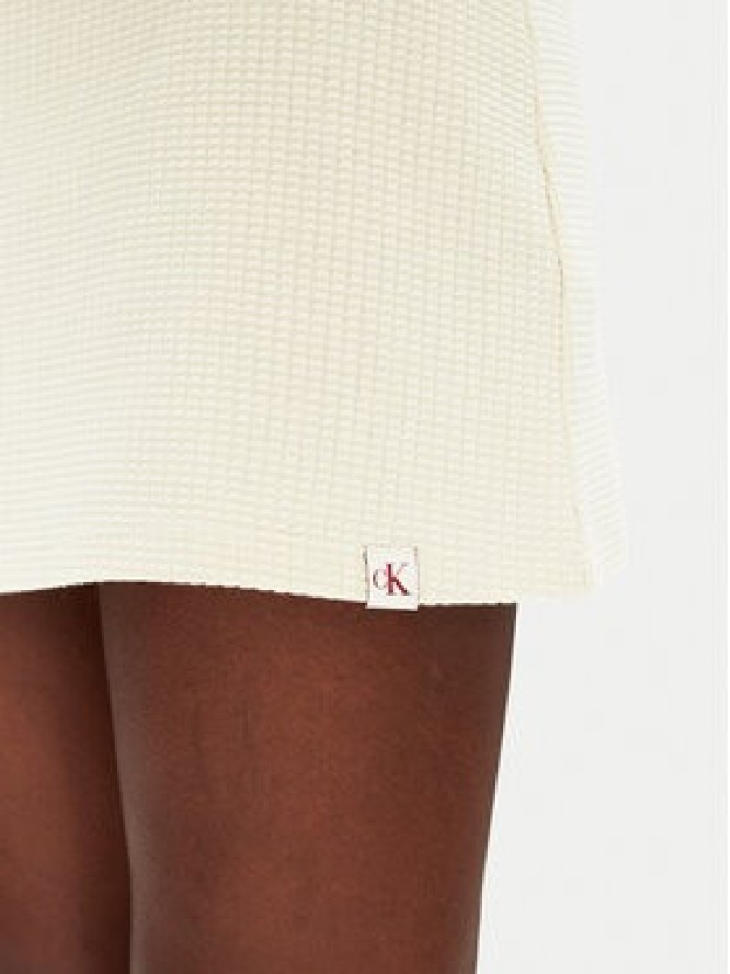 Calvin Klein Jeans Sukienka codzienna J20J225286 Beżowy Slim Fit