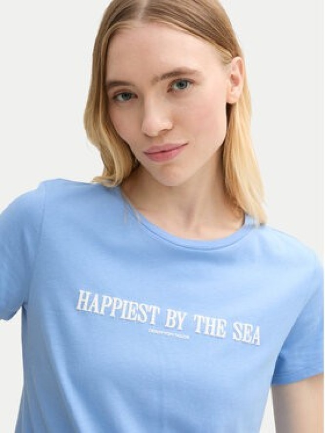 Tom Tailor Denim T-Shirt 1045417 Niebieski Regular Fit