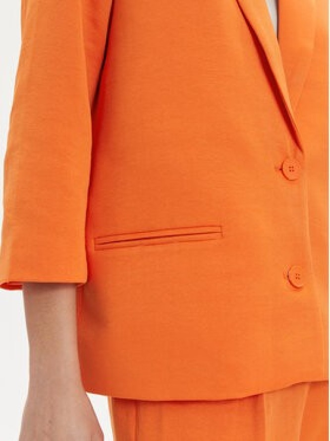 Tamaris Apparel Marynarka Craon TAW0511 Pomarańczowy Relaxed Fit