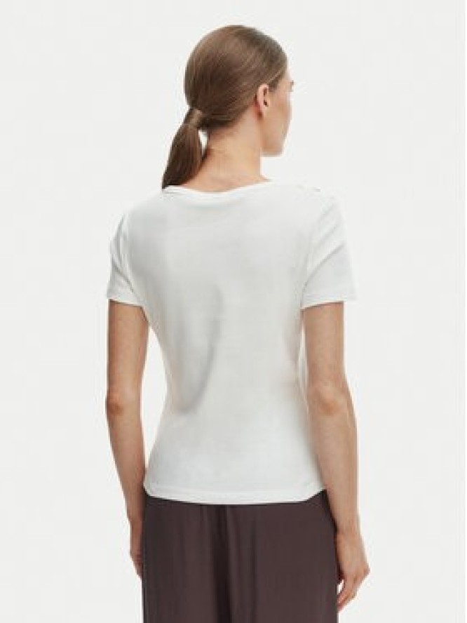 Tommy Hilfiger Top WW0WW47806 Beżowy Slim Fit