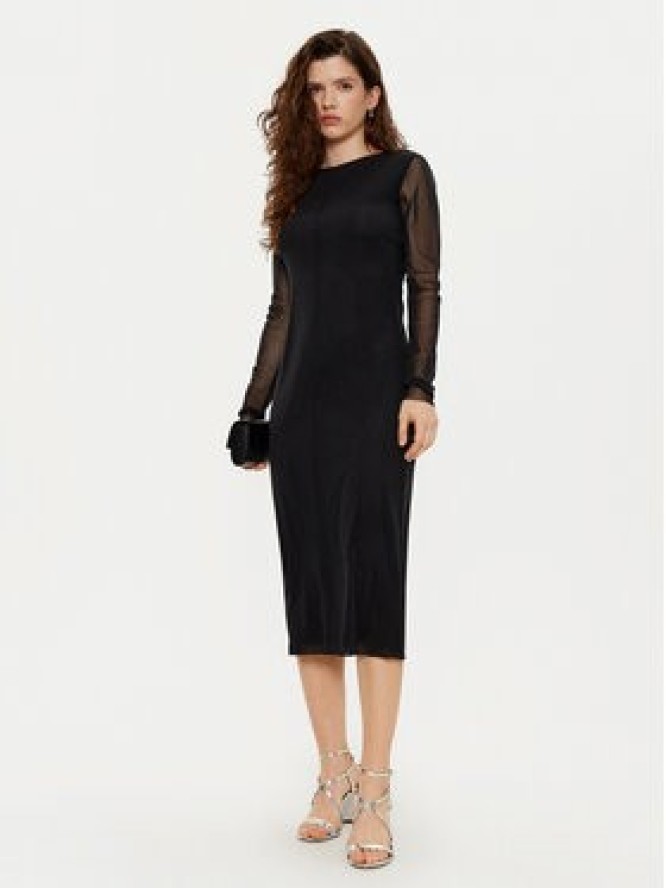 JOOP! Sukienka koktajlowa 10018885 30044844 Czarny Slim Fit