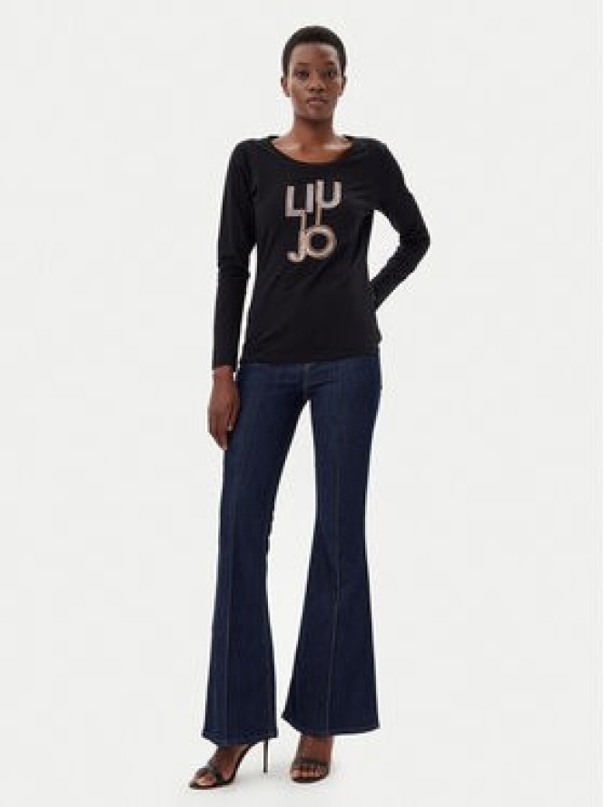Liu Jo Sport Bluzka TF4206 JS088 Czarny Regular Fit
