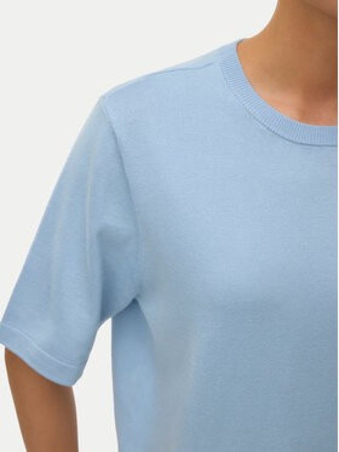 Vero Moda Sweter Silje 10320460 Błękitny Oversize