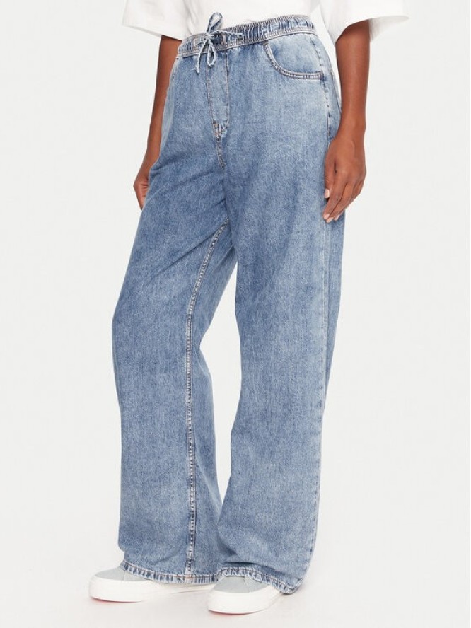 Roxy Jeansy Stunning ERJDP03313 Niebieski Relaxed Fit