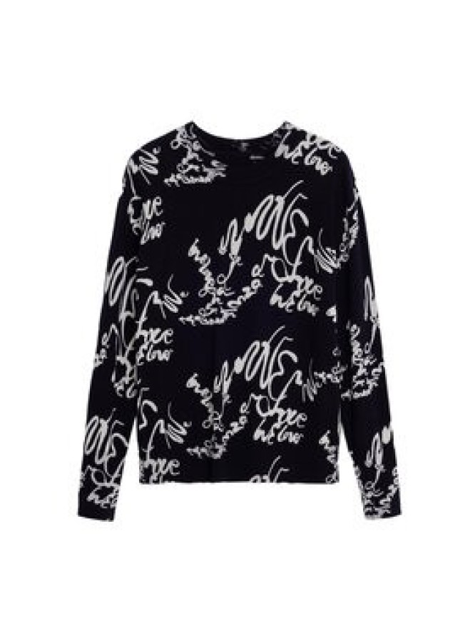 Desigual Sweter 25SWJF04 Czarny Regular Fit